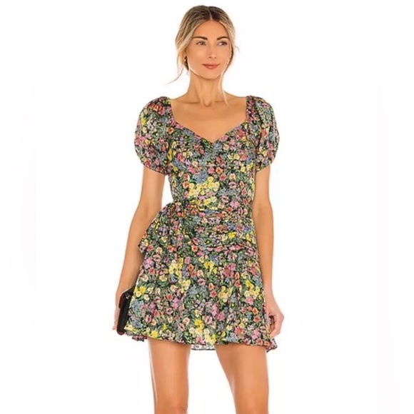 LoveShackFancy Ambrette Ditsy Floral Mini Dress NWOT - Picture 1 of 11